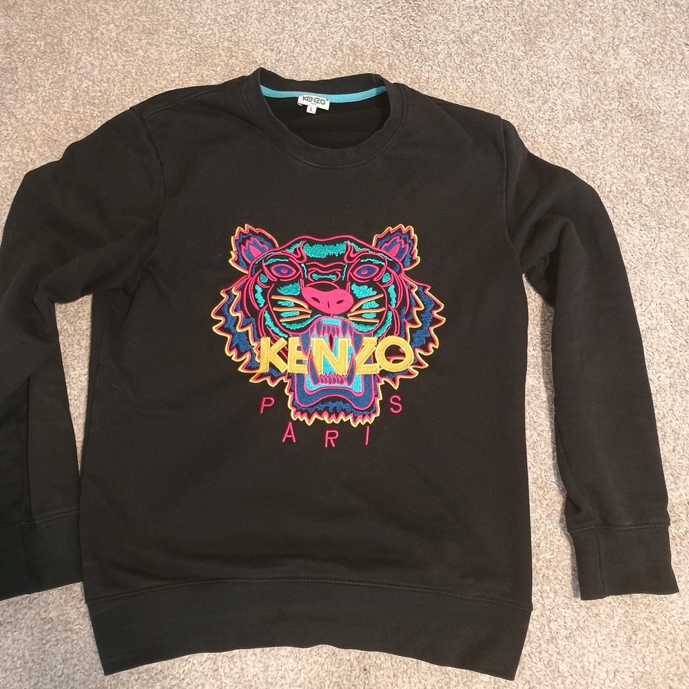 Kenzo Multicolor Tiger Sweater
